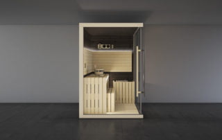 Jacuzzi-Wellness_SASHA-Sauna-LH_Door-long-side_Black_View-short-side
