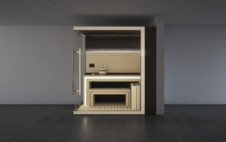 Jacuzzi-Wellness_SASHA-Sauna-LH_Door-short-side_Black_View-long-side