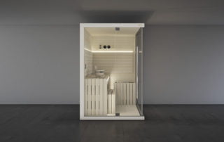 Jacuzzi-Wellness_SASHA-Sauna-LH_Door-short-side_White_View-short-side
